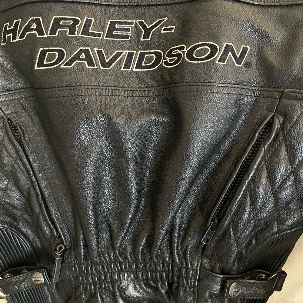 Harley Davidson COMPETITION II Vented Leather Jacket with Liner